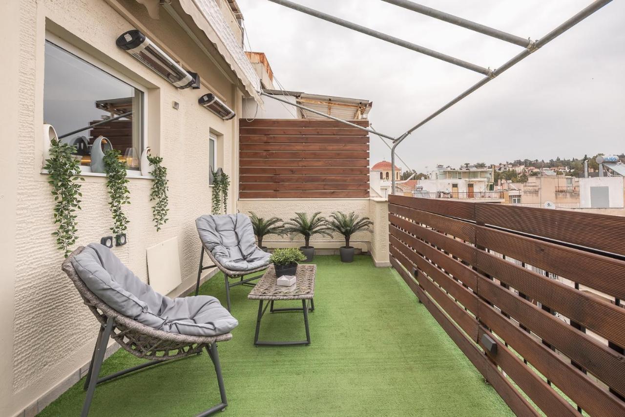 Petralona Stylish Penthouse Apartamento Atenas Exterior foto